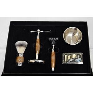 UNION RAZORS - 5 Piece Razor Gift Set - Tiger Eye